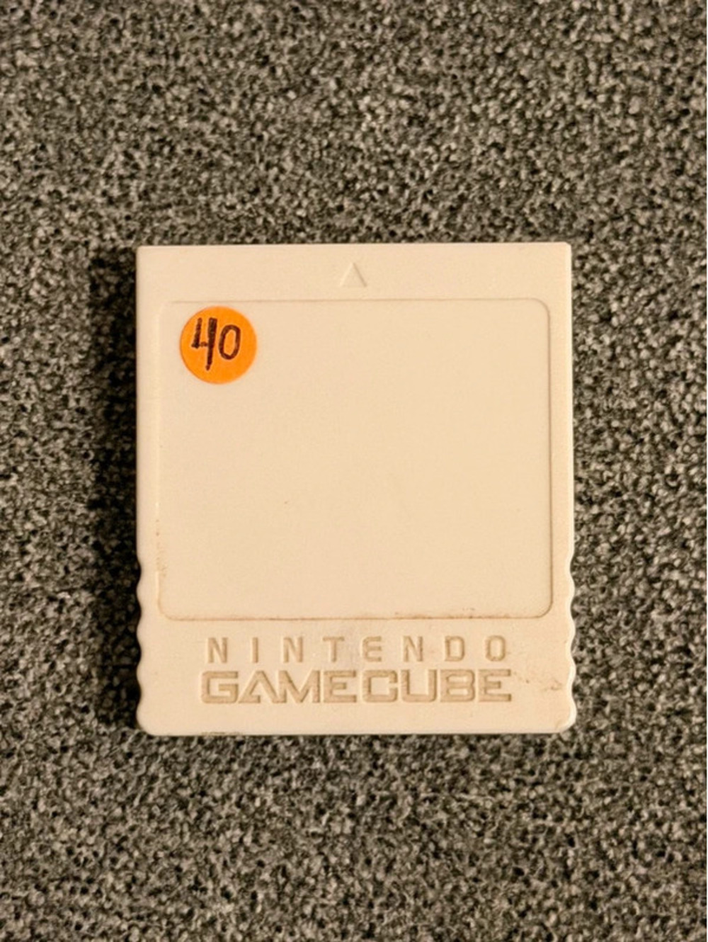 1019 Block GameCube Memory Card